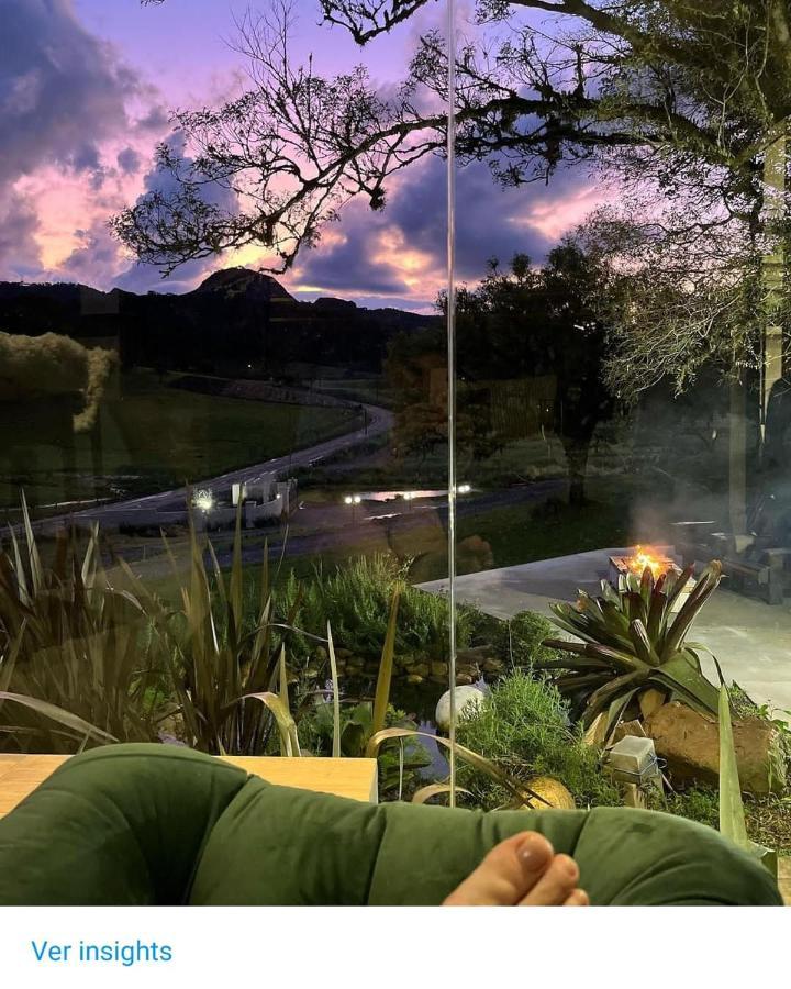 La Contemporanea Cabanas Prox A Cidade Vista Para Ponto Turistico Urubici Luaran gambar