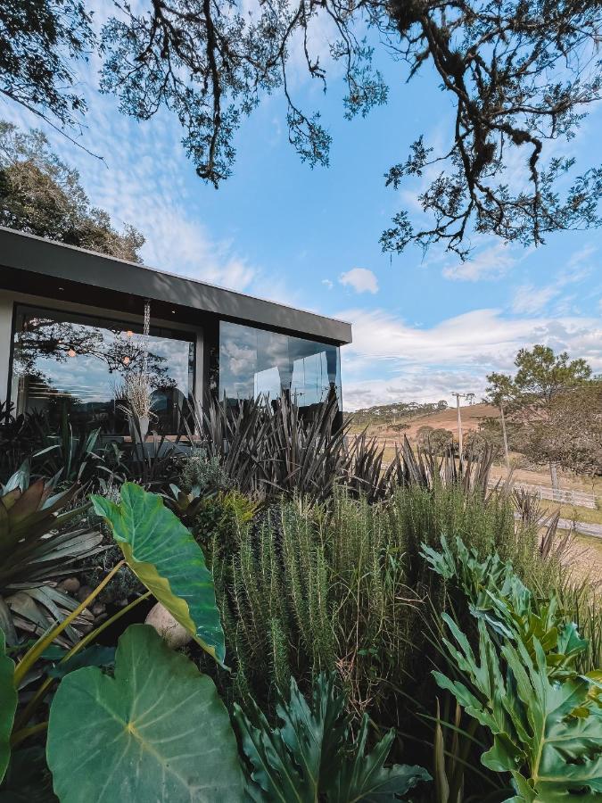 La Contemporanea Cabanas Prox A Cidade Vista Para Ponto Turistico Urubici Luaran gambar